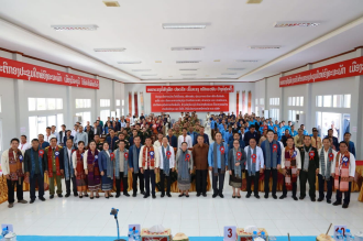 National and Provincial Candidates Launch Campaign in Vilabouly District 